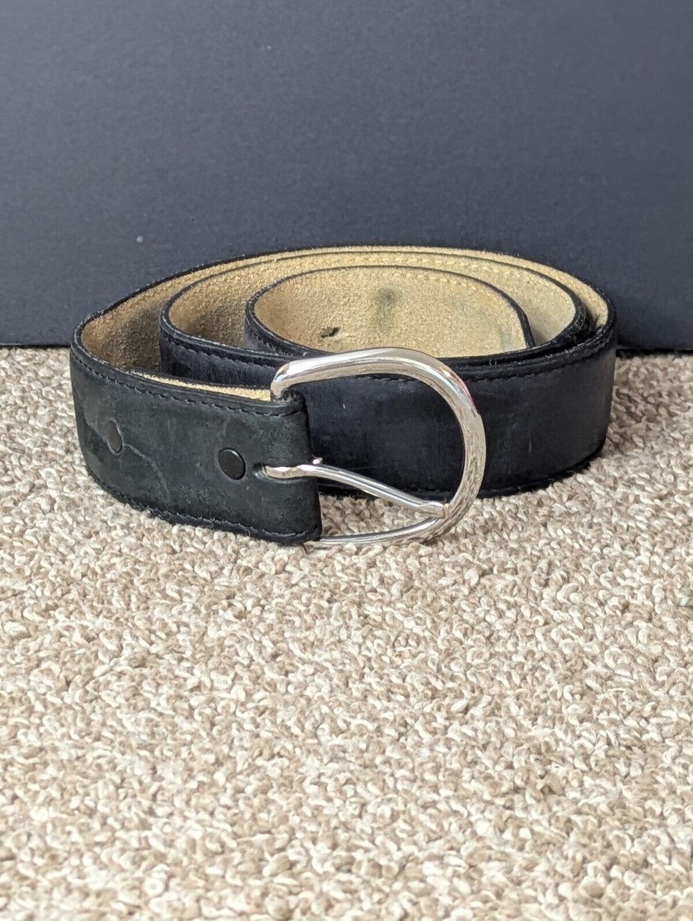 Justin Classic Western 53703 Leather Belt Dark Brown Size 32 Made in USA